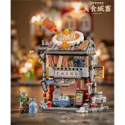 Loz LOZ Mini Block - Rice Roll Shop Building Bricks Set 20 x 15 x 8cm