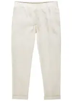 Boss Pepe Tapered-leg Linen Trousers - White - 46 (W30 / S) 46 (W30 / S)