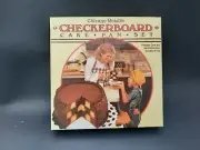 Village Baker The Orginal Checkerboard Cake Pan Set #2400G Commercial Weight NIB