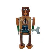 Mr & Mrs Tin 17cm Business Bot Mechanical Robot Vintage Collectible Display