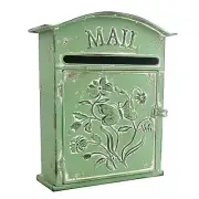 Vintage Mailbox Mailbox Wall Mount Vintage Mailbox Mail Boxes/Wall Mount Green