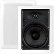 8" Glass Fibre Cone in Wall Speakers Pair XQ8205B.x2
