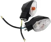 Front Rear Turning Indicator Lights 1pair Motorbikes Front Turn Signal Lights Blinker Indicator Lamp Amber Flashers, for Grom MSX125 MSX 125 2017-2020 Motorcycle Turn Signal Lights