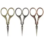 Embroidery Scissors Shears Roman Leaf Die Cast Handle
