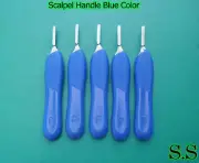 5 Pcs Scalpel Handle #4 with Blue Color Surgical Instruments