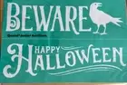 Beware & Happy Halloween NEW Chalk Couture Transfer Stencil Retired 12"x18"