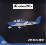 GEMGG017 1:72 Gemini Cirrus SR22T Reg #N221CL (pre-painted/pre-built)