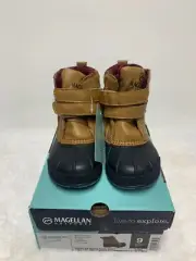 Magellan Toddler Boy’s Duck Boot Size 9M Waterproof Shell Red Fleece Lining NEW!