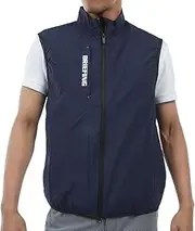 [BRIEFING] 076 MS Pocketable Wind Vest, Men's, Navy