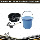 PK Tool Parts Washer Kit 19LPM Degreaser Pump Flow-Through Part Brush 15L Bucket