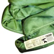 Endless Round Sling Olive 20 FT 66,000 LBS Crane Recovery Strap Lifting Tow Pull