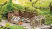 Noch 66805 HO Scale In the Garden -- Laser-Cut Kit