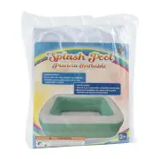 2 Ring 47 Inch Inflatable Rectangular Splash Pool Green