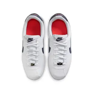 【NIKE 耐吉】CORTEZ BASIC SL GS 復古 慢跑鞋 休閒鞋 阿甘 大童 女 白藍(904764-106)