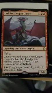 JUMPSTART MISPRINT extra foil error Lathliss, Dragon Queen M21 MTG Core 2021 EDH