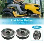2 X Flat Idler Pulley For Cub Cadet & MTd Ride on Mowers 756-04129 , 753-08171