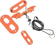 NOLITOY 1 Set Leash and Harness: Adjustable Reptile Harness - Pu Reptile Leash Traction Rope for Outdoor Walking and Training