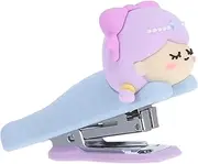 VILLFUL Adorable Cartoon Mini Stapler Portable Hand Stapler for School and Office Students and Teachers Lightweight and Versatile Stationery