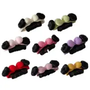 Girls Bun Headband Baby Hair Accessories Toddlers Wig Bangs Newborns Headwear