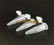 200PCS 1.5ml Micro Centrifuge Tubes, Plastic Test Tubes, Test Vials, Containers