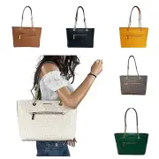 MICHAEL KORS JET SET ITEM MEDIUM FRONT ZIP POCKET CHAIN TOTE SHOULDER BAG