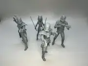 1/24 Scale Resin Star Wars Ahsoka with Captain Rex, Arc Trooper and Clone Set