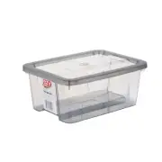 Ezy Storage 8L CLassic Grey Storage Tub