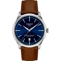 在飛比找momo購物網優惠-【TISSOT 天梭】杜魯爾系列動力80小時機械錶-39mm