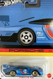 Hot Wheels Porsche Blue Porsche 935 Car 4/6