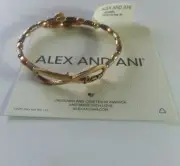 ALEX AND ANI Infinite LOVE Wrap Bangle Bracelet NWT BOX R GOLD VINTAGE 66
