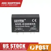 PCB Dedicated Pins Hoymk SSR-D3808HK 8A DC-AC Solid State Relay SSR US Stock