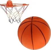 Quiet Basketball Dribbling Indoor,High Density Silent Indoor Basketball | Easy Grip Soundless Training Ball for Children Girls Boys Family Friends