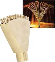 Lawn Sprinklers for Yard, Adjustable Brass Fountain Sprinkler with 1in Female Thread, Ideal Landscape Sprayer for Lawn