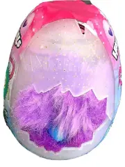 Hatchimals Pom Pom Clip-On Purple Draggle Clip-On W/ Lights & Sound - NEW -P2