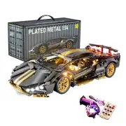 Sport Race Car Building Block Sets for Adults Boys,Black Racing Supercar Toys...