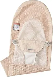 BabyBjörn Extra Fabric seat for Bouncer Balance Soft, Mesh, Pearly Pink/White