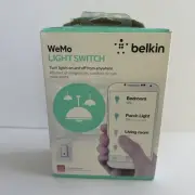 Belkin F7C030FC Wemo Smart Light Switch - White NEW