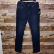 True Religion Jeans Mens 30 (Fit 30.5x33.5) Rocco SN No Flap Relaxed Skinny