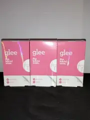 Glee (3) THE BIKINI WAX (24) Jelly Wax Strips With (8) Finishing Wipes/Box ×3