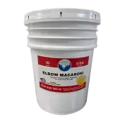 20 lbs Elbow Macaroni Pasta Bucket Disaster Emergency Food Supply