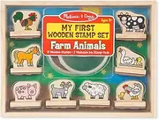 Melissa & Doug - My First Wooden Stamp Set - Animals