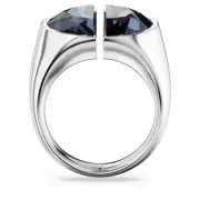 SWAROVSKI LUCENT RING HALF CUT GRAY/WHITE SIZE 62 EXTRA LARGE 5674983 NEW IN BOX