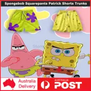 2024 New Summer Hot Spongebob Patrick Star 3d Print Board Shorts Trunks Costume