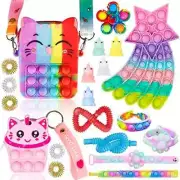 18pc Pop Purse Fidget Toy Variety Pack – Stylish & Fun On The Go!