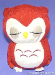 Japanese Soft Rayon Owl Figure Keychain Lucky Charm #3