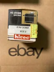 2 OF Hitec R/C Servo HS-205BB 31205J FUT J W/Hardware Vintage? NIP