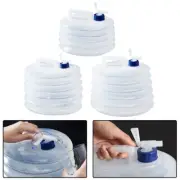 5L/10L/15L Collapsible Water Container with Tap Water Storage Outdoor Bucket