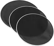 Vaguelly Replacement Drum Heads Set 3 Pcs Double Layer Silent Drum Heads Mute Drum Heads Mesh Drum Heads for Drums