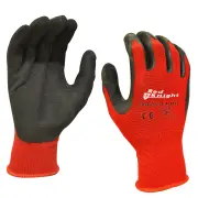 Maxisafe Red Knight Latex Palm Nylon Gloves | Extra Large