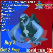 Pokémon Sword and Shield ✨ Shiny Carracosta ✨ W/ Best 6IV Customizable
